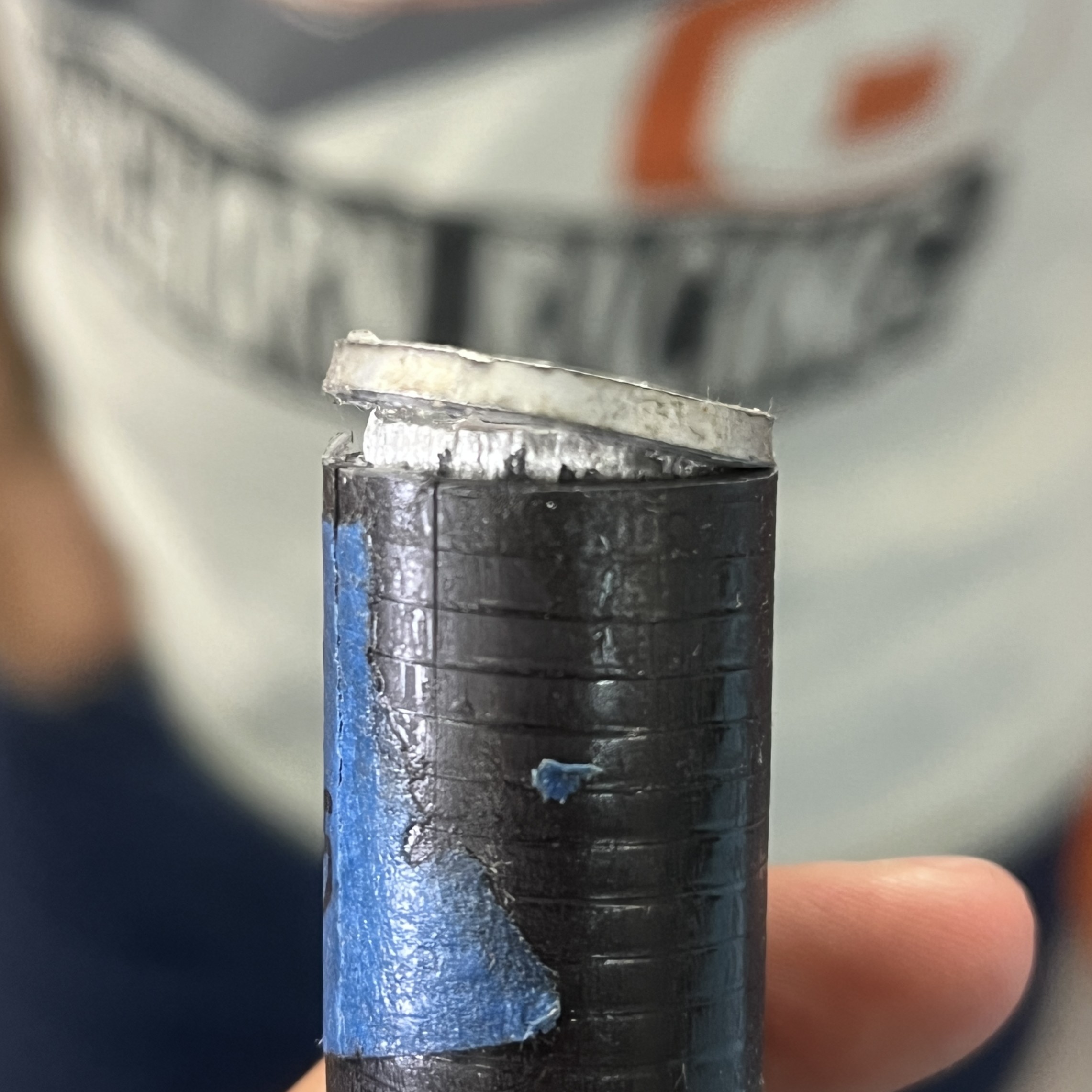 Pushrod after compression test